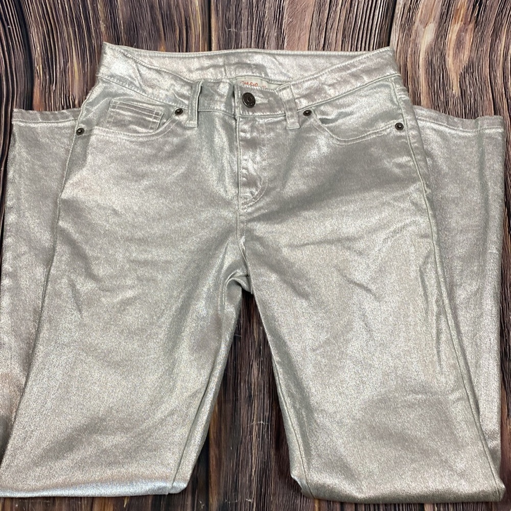Metallic Silver Pants - Picture 3 of 7
